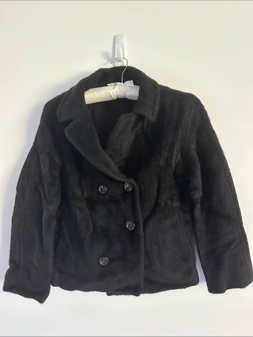 Black Double-Breasted Jacket